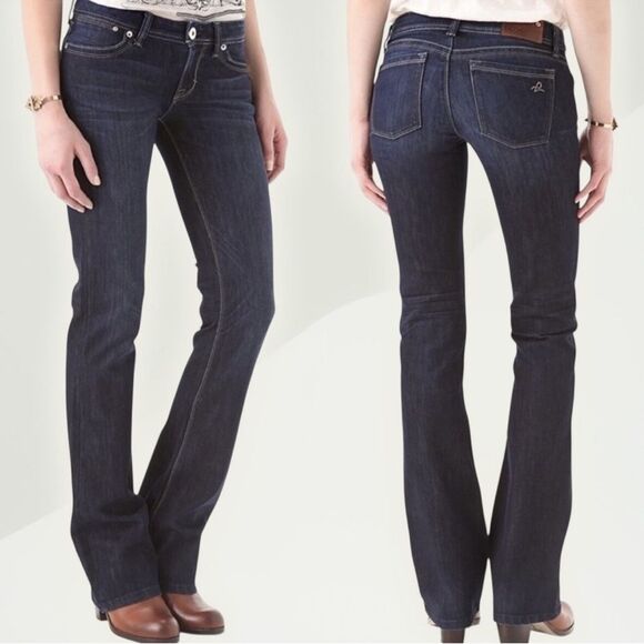 DL1961 Denim - DL1961 Women's 4Way Stretch Dark Indigo Milano Boot Cut Jeans